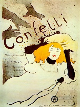  1894 Works - confetti 1894 Toulouse Lautrec Henri de